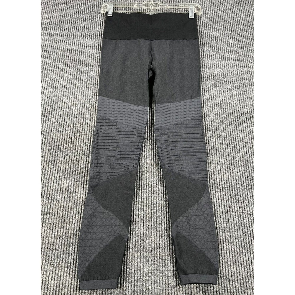 Spanx Leggings Womens Medium Black Workout Activewear Gym Run Lift Casual